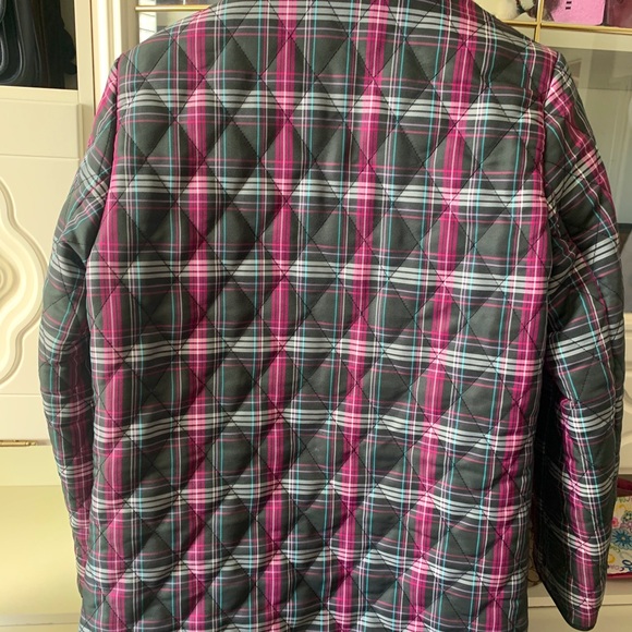 Coach nylon plaid quilt jacket M - Picture 7 of 7